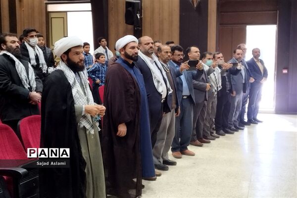 برگزاری یاد واره شهدا و سالروز عروج صاحب تفسیر المیزان در اقلید