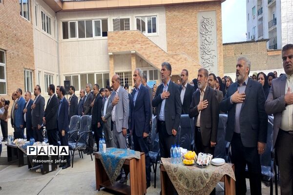 افتتاح مدرسه ۱۸ کلاسه با حضور وزیرآموزش و پرورش در گرگان