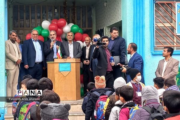 آیین کلنگ‌زنی‌ مدرسه شهید‌عبادی خاتون‌آباد پاکدشت