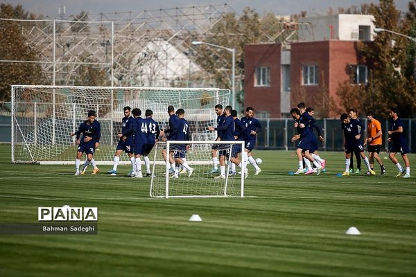 آخرین تمرین تیم ملی فوتبال ایران قبل از اعزام به جام جهانی