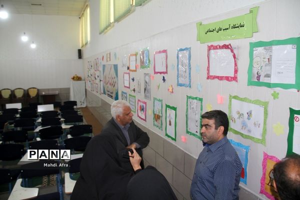 نواخته‌شدن زنگ هفته مبارزه با رفتارهای پر‌خطر در دبیرستان شاهد هدی بهبهان