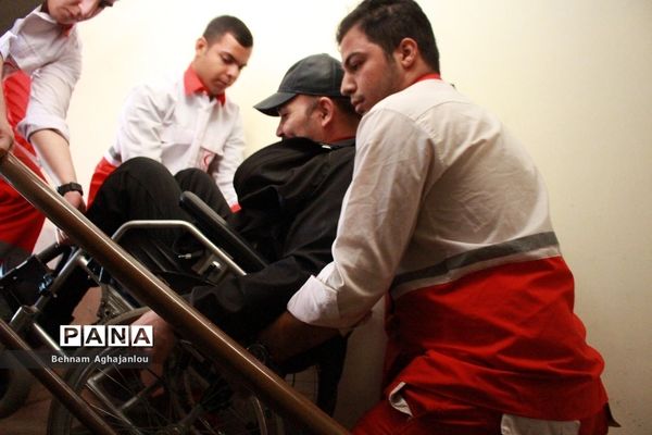 مانور زلزله، تخلیه و اسکان اضطراری در زنجان