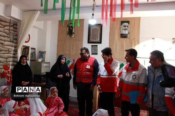 مانور زلزله، تخلیه و اسکان اضطراری در زنجان