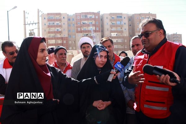 مانور زلزله، تخلیه و اسکان اضطراری در زنجان