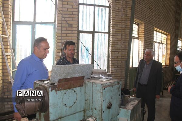 بازدید از هنرستان‌های شهرستان بهبهان
