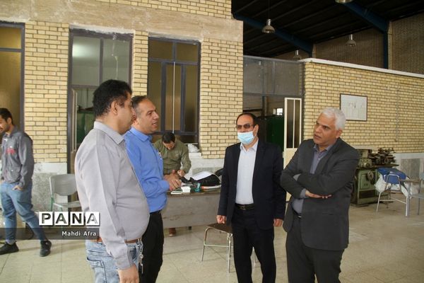 بازدید از هنرستان‌های شهرستان بهبهان