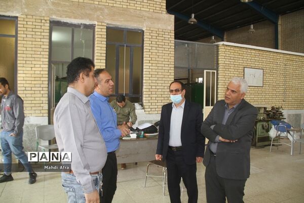 بازدید از هنرستان‌های شهرستان بهبهان