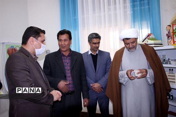 افتتاح آزمایشگاه در دبستان شهید سلیمانی تربت‌جام