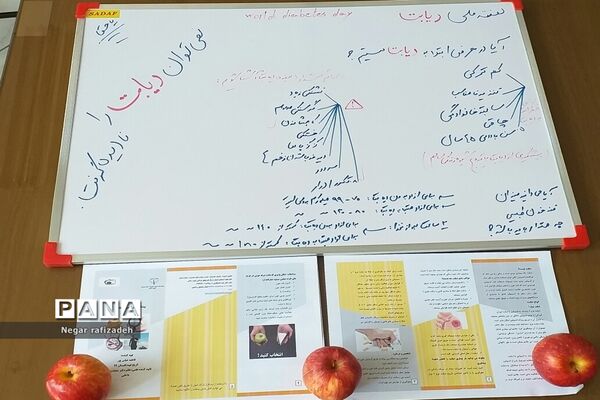 کارگاه آموزشی با موضوع دیابت در مدرسه شهید‌همت ملارد