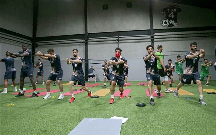 تمرین صد دقیقه‌ای پرسپولیسی‌ها