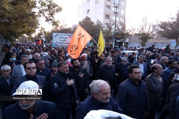 تشییع باشکوه شهید بسیجی مدافع امنیت حسن براتی در کاشمر