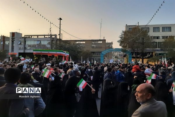 مراسم تشییع پیکر شهید حسن براتی در مشهد مقدس