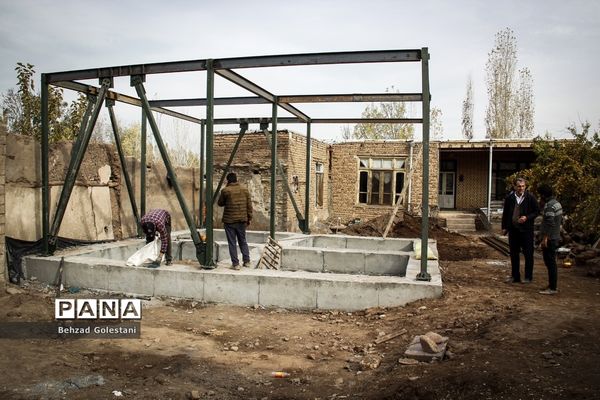 عملیات بازسازی و احداث واحدهای مسکونی مناطق زلزله زده خوی
