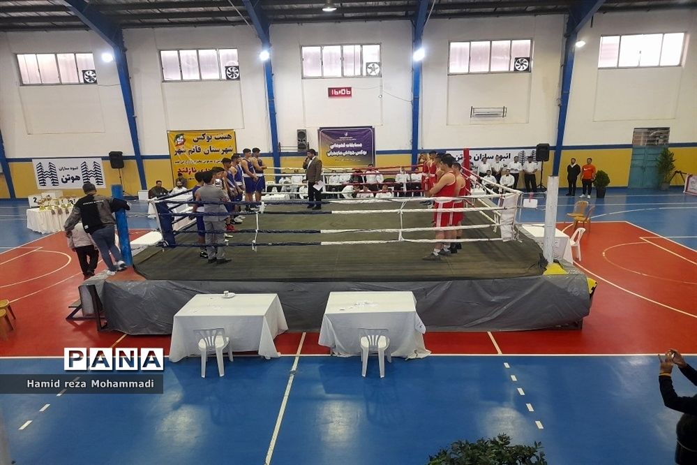 مسابقات قهرمانی بوکس جوانان استان مازندران