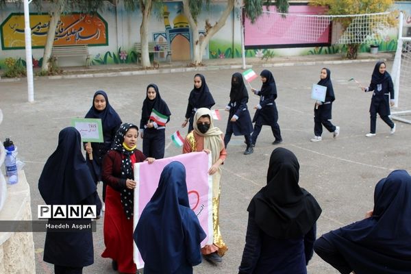 برگزاری المپیاد ورزشی درون مدرسه‌ای در دبیرستان شهید‌خدابخشی قم