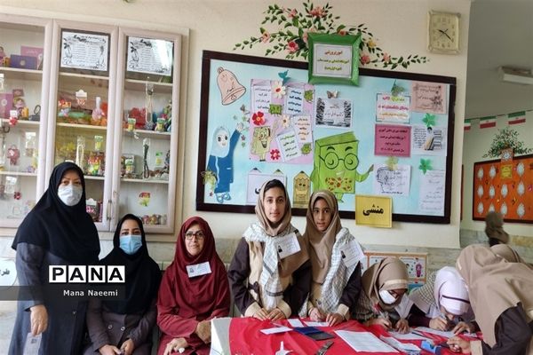 انتخابات شورای دانش‌آموزی در دبستان مرحمت صائب کاشمر