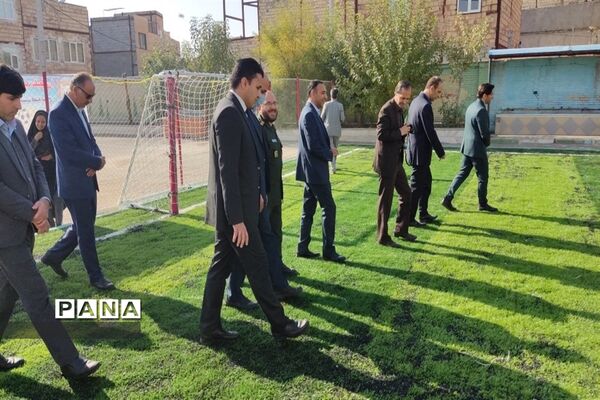 آیین افتتاحیه پروژه‌های ورزشی آموزش و پرورش شهرستان قرچک