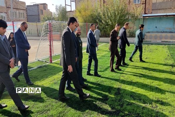 آیین افتتاحیه پروژه‌های ورزشی آموزش و پرورش شهرستان قرچک
