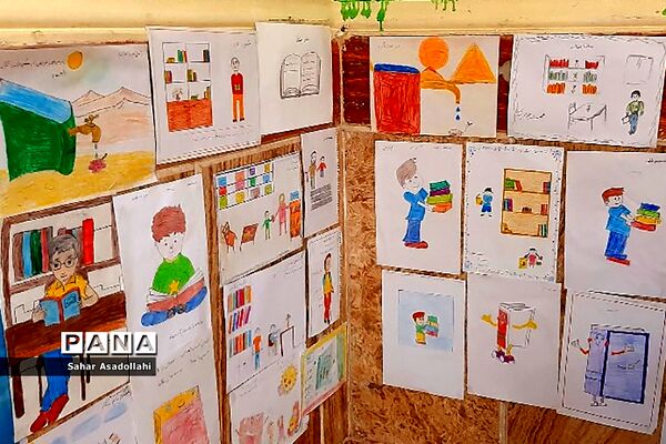 افتتاح کتابخانه در دبستان شهید‌مدنی دماوند