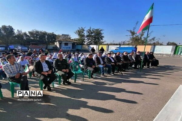 آیین افتتاح اتاق ورزش طرح شهید‌سلیمانی در روستای دلمرز