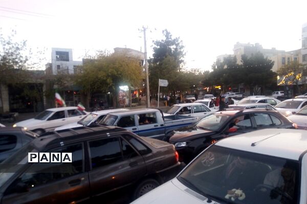 شادی مردم‌تربت جام پس از برد تیم‌ملی فوتبال کشور
