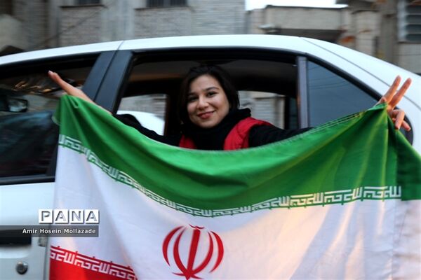 شادی مردم ارومیه پس از بردتیم ملی فوتبال ایران مقابل ولز
