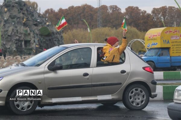 شادی مردم ارومیه پس از بردتیم ملی فوتبال ایران مقابل ولز