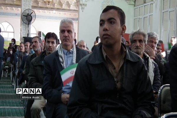 حضور پرشکوه دانش‌آموزان کاشمری در همایش بزرگ اقتدار بسیج