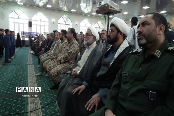 حضور پرشکوه دانش‌آموزان کاشمری در همایش بزرگ اقتدار بسیج