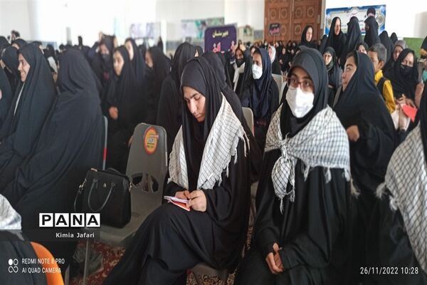حضور پرشکوه دانش‌آموزان کاشمری در همایش بزرگ اقتدار بسیج