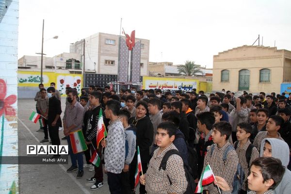 تجدید بیعت با آرمان‌های والای شهدای دانش‌آموز و گمنام شهرستان بهبهان