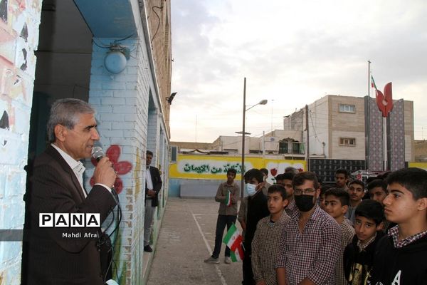 تجدید بیعت با آرمان‌های والای شهدای دانش‌آموز و گمنام شهرستان بهبهان