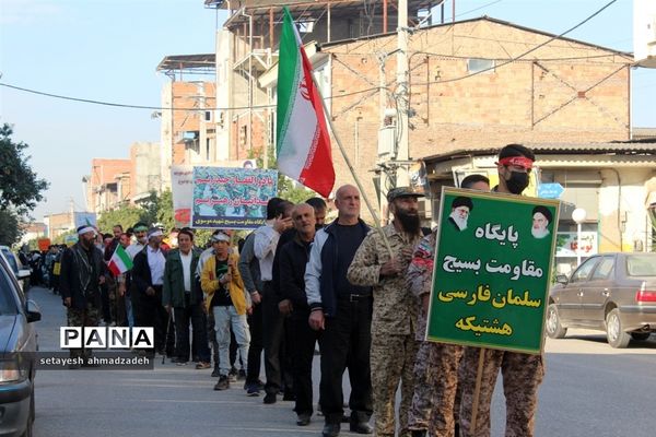 همایش اقتدار بسیج در گلوگاه