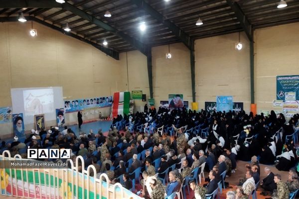 همایش اقتدار بسیج در خلیل آباد