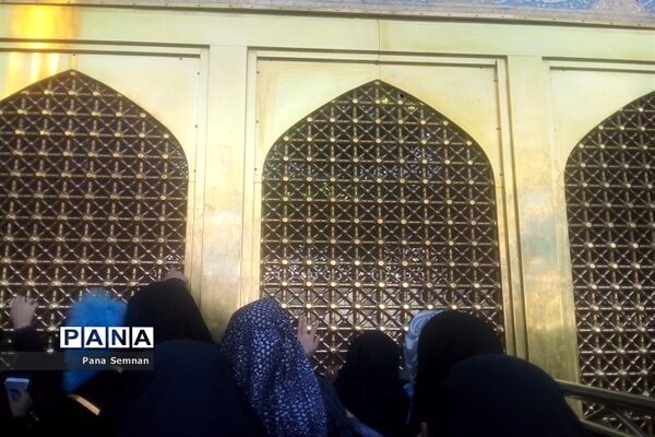 اعزام دانش‌آموزان دختر زیارت اولی استان سمنان به مشهد مقدس