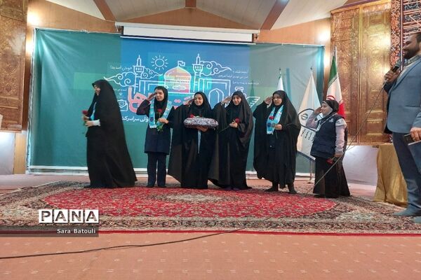 مراسم افتتاحیه کاروان دانش‌آموزی زیارت اولی‌ها