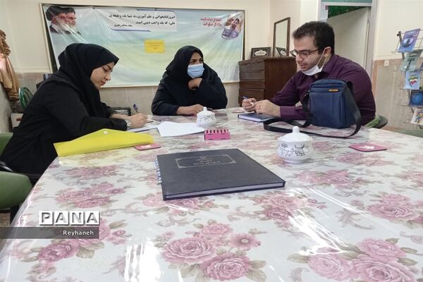 بازدید شبکه بهداشت از دبیرستان عدالت شهر جوادآباد