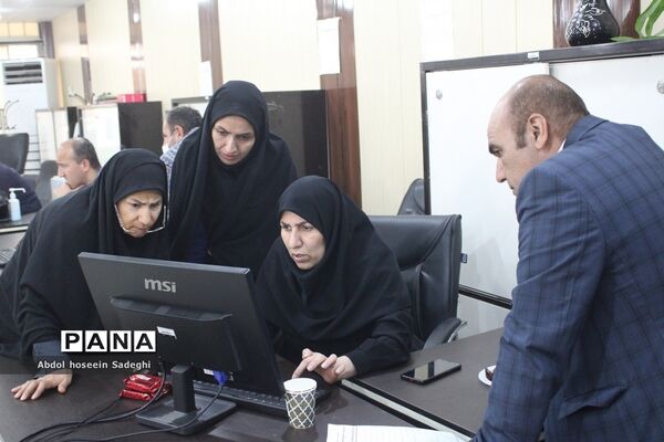 شروع فعالیت ستاد ارتباطات مردمی سفر ریاست جمهوری در آموزش و پرورش استان بوشهر