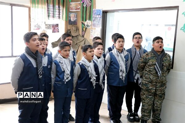 مراسم افتتاحیه دارالقرآن و یادمان شهدا در آموزشگاه شهید قلنبر ناحیه دو شهرری