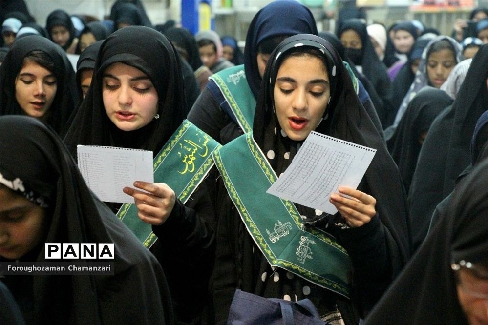 افتتاحیه هشتمین دوره اردوی زیارت اولی‌های دختران