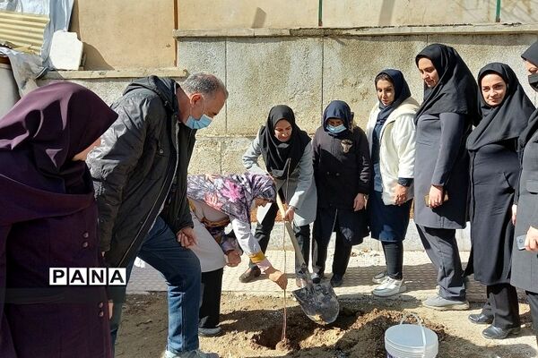 آیین روز درختکاری در مدارس رودهن
