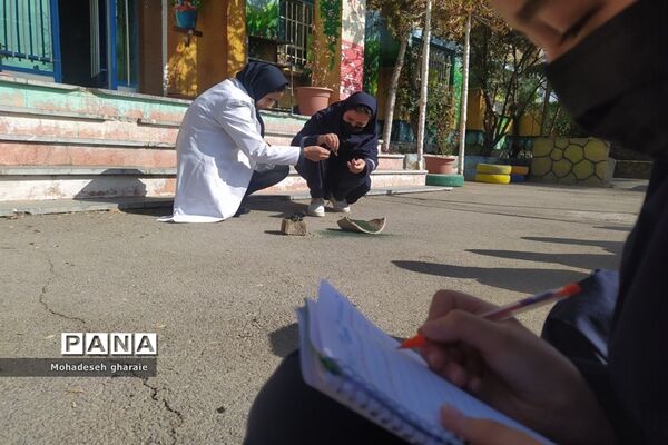 برگزاری کارگاه آموزشی شیمی در دبیرستان نوشین بختیاری بخش جوادآباد