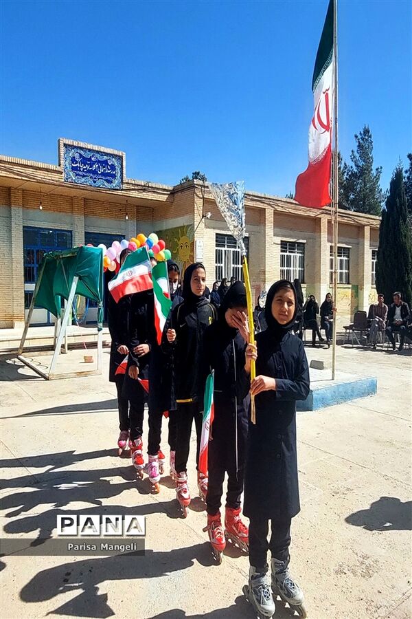 برگزاری المپیاد ورزشی درون مدرسه ای در آموزشگاه توحید شهرستان خاتم