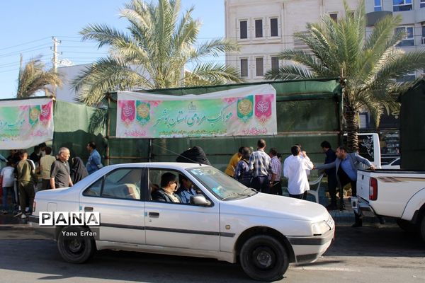 دیدار مردم بوشهر با رئیس جمهور