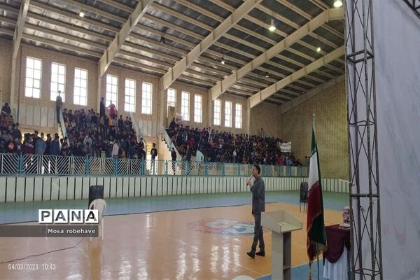 حضور پرشور جوانان شادگانی در مراسم ولادت حضرت اکبر«ع»  و روز جوان