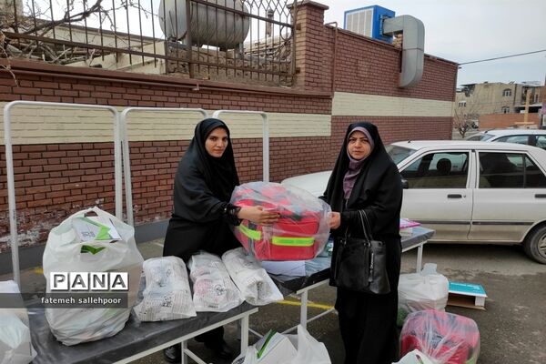 توزیع اقلام بهداشتی و ورزشی در شهرستان قرچک