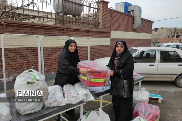 توزیع اقلام بهداشتی و ورزشی در شهرستان قرچک