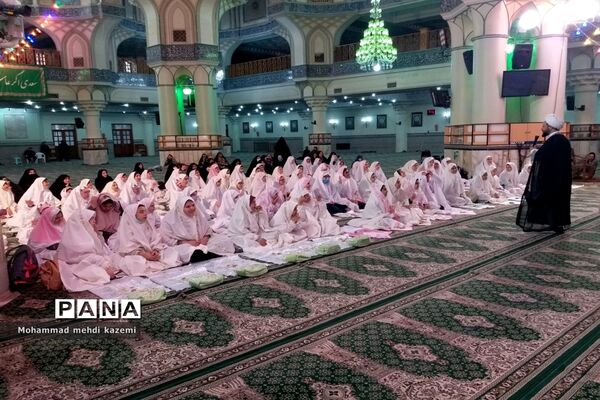مراسم جشن تکلیف دانش‌آموزان دختر با نیازهای ویژه