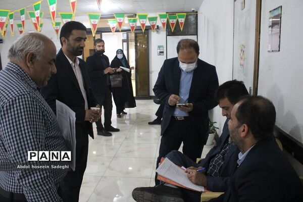 سومین روز فعالیت ستاد ارتباطات مردمی سفر ریاست جمهوری در آموزش و پرورش استان بوشهر
