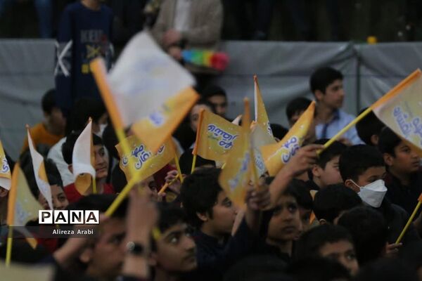 مراسم بزرگ عاشقان مهدی در کاشمر